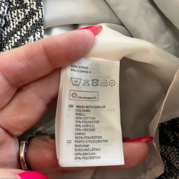 NWT H&M Patterned Wrap Skirt Size 8 - Picture 4 of 6